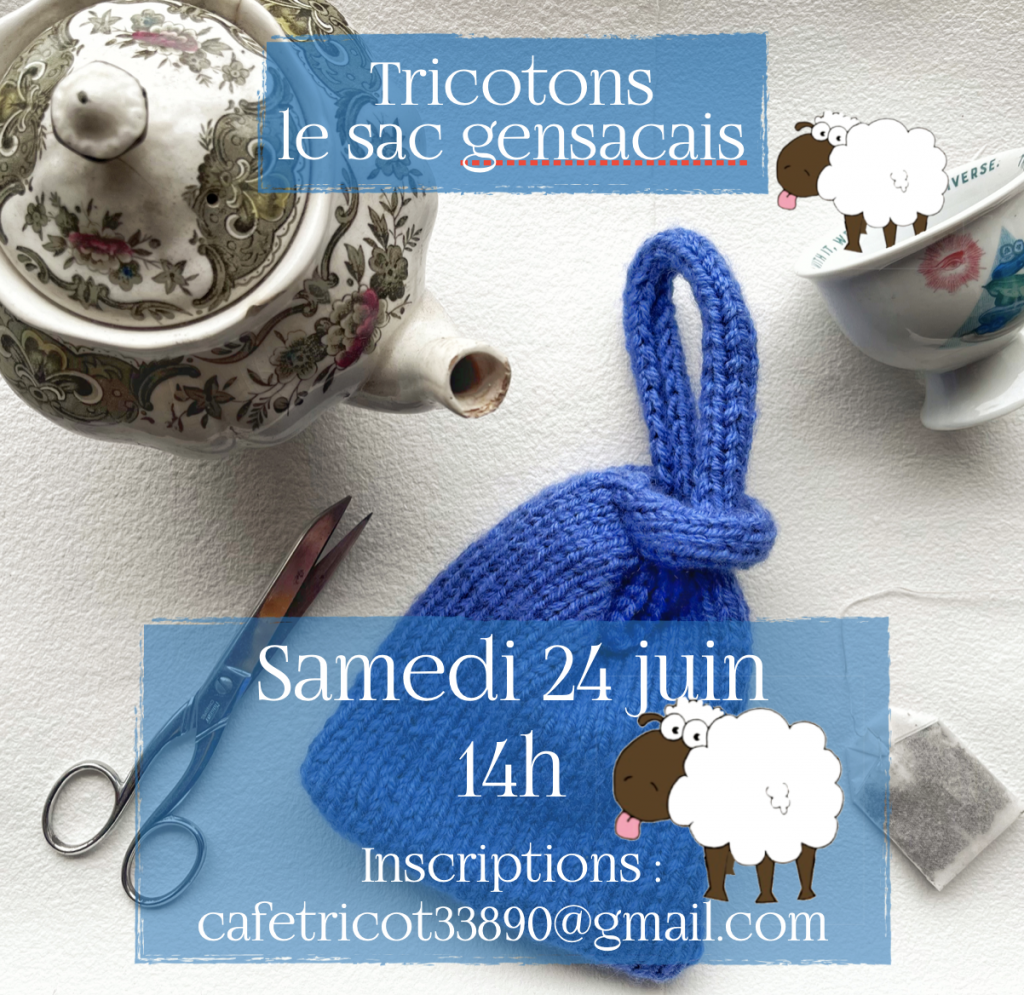 Rencontre tricot Festival du Mouton Ivre 2023 gensac Gironde